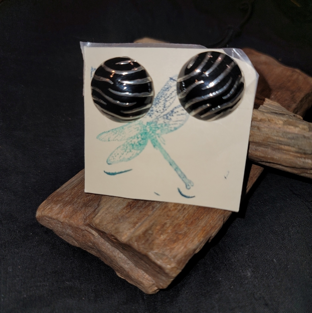 Button Earrings